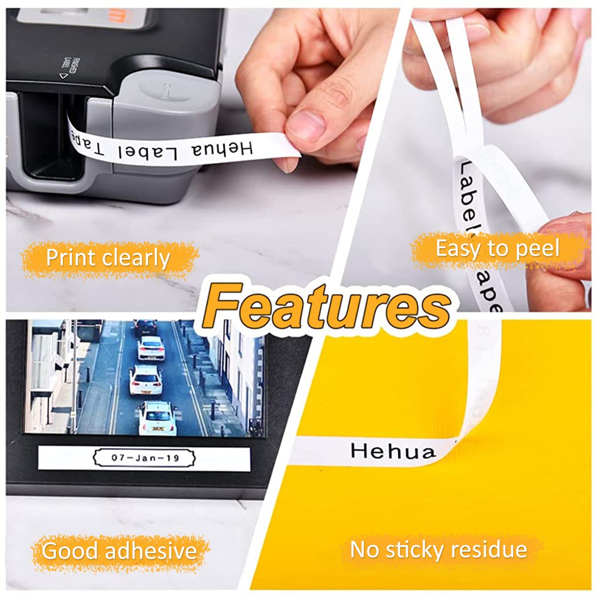 HASTHIP 2 Pcs 6mm Label Printer Tape Compatible Casio XR-6WE 6mm Labeling Tapes Replacement for KL-120, KL-60, KL-820, KL-7400, KL-G2, KL-HD1 Ez Label Maker (Black Ink on White Tape -6 mm x 8m) HASTHIP 2 Pcs 6mm Label Printer Tape Compatible Casio XR-6WE 6mm Labeling Tapes Replacement for KL-120, KL-60, KL-820, KL-7400, KL-G2, KL-HD1 Ez Label Maker (Black Ink on White Tape -6 mm x 8m)